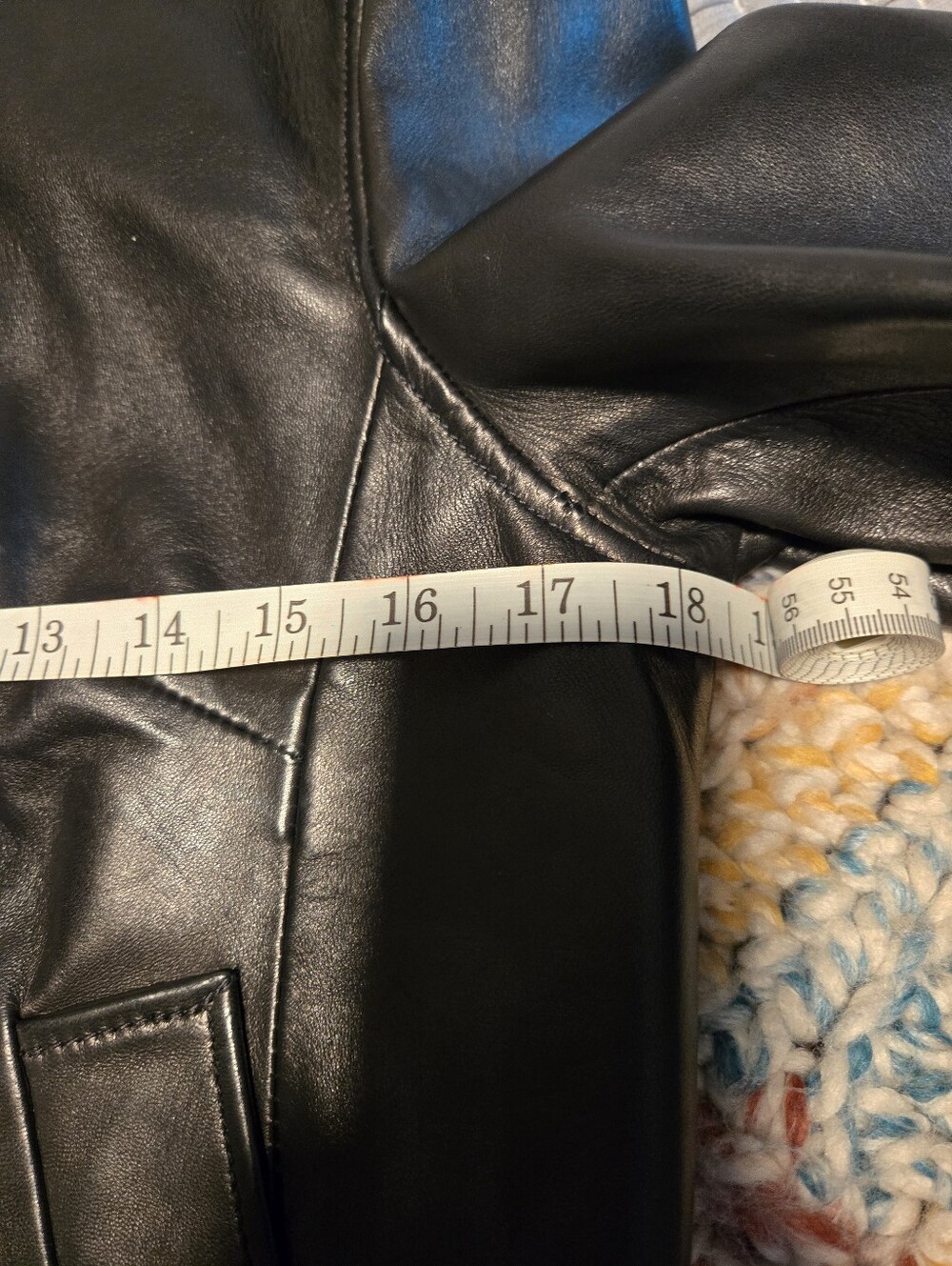 Banana Republic Black Leather Zip-Up Jacket - Picture 6 of 8